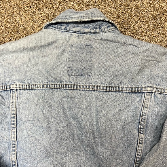 Vintage 80's Bonjour light wash denim jean jacket womens size medium button up - Picture 6 of 14